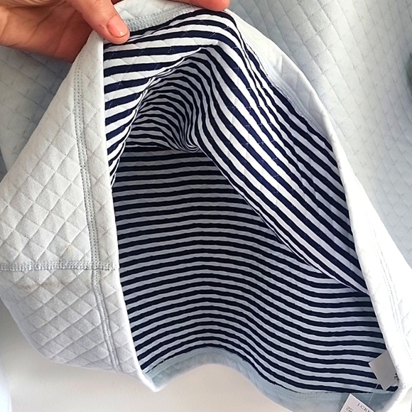 NWT J. Crew Quilted Reversible Sweatshirt Size - Picture 6 of 8